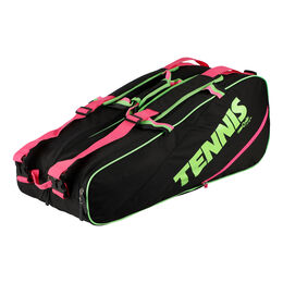 Tenisové Tašky Tennis-Point Premium Neon Racketbag 6R